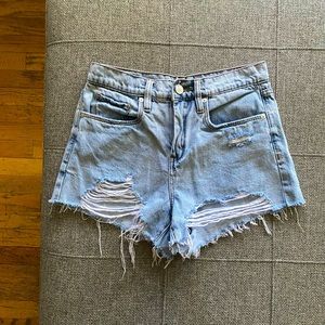 Blank NYC Acid Trip Cut Off Shorts